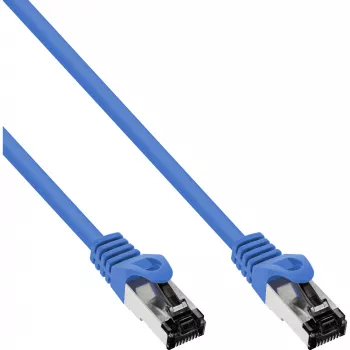 InLine Cable de red S/FTP PiMF Cat.8.1 libre de halógenos 2000MHz azul, 10m
