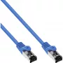 InLine Cable de red S/FTP PiMF Cat.8.1 libre de halógenos 2000MHz azul, 10m