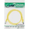 InLine Cable de red, S/FTP (PiMf), Cat.8.1, 2000 MHz, libre de halógenos, amarillo, 1 m