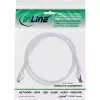 InLine cable de red, S/FTP (PiMf), Cat.8.1, 2000 MHz, libre de halógenos, blanco, 1,5 m