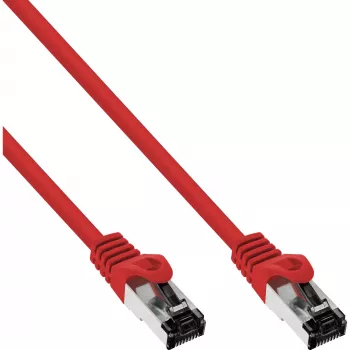 Cable de red InLine, S/FTP (PiMf), Cat.8.1, 2000MHz, libre de halógenos, rojo, 5m