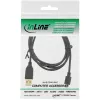 InLine cable Micro USB 2.0, conector USB Type-A macho / conector Micro-B macho, negro, 5 m