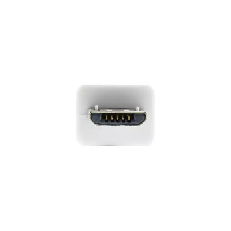 InLine cable Micro USB 2.0, conector USB Type-A macho / conector Micro-B macho, blanco, 0,5 m
