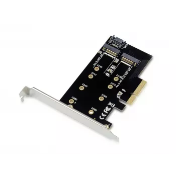 Conceptronic EMRICK adaptador 2 en 1 M.2 SSD PCIe SATA AHCI NVMe