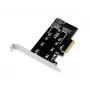 Conceptronic EMRICK adaptador 2 en 1 M.2 SSD PCIe SATA AHCI NVMe