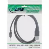InLine cable adaptador, conector USB-A macho a conector DC 5,5x2,10 mm macho, negro, 1 m