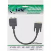 InLine cable adaptador DVI-I 17301 conector DVI-I macho / conector DVI-I hembra + conector S-VGA hembra