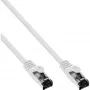 Cable de red InLine, S/FTP (PiMf), Cat.8.1, 2000MHz, libre de halógenos, blanco, 1m