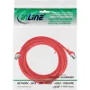 InLine cable de parcheo, S/FTP (PiMf), Cat.8.1, 2000MHz, libre de halógenos, rojo, 15m