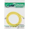 InLine cable de parcheo, S/FTP (PiMf), Cat.8.1, 2000MHz, libre de halógenos, amarillo, 7,5m