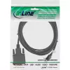 Cable InLine Mini DisplayPort macho a DVI-D 24+1 macho, negro/dorado, 0,5 m