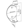 Soporte de pared InLine Google Home Mini 23178A