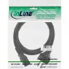 Cable de alimentación InLine, CEE 7/7 recto / IEC C13 de 3 polos macho, negro, 1,8 m