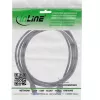 Cable de red fino InLine, Cat.6A, S/FTP, TPE (LSZH) flexible, PoE, negro, 3 m