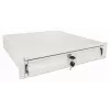 Unidad de cajón Intellinet 19 pulgadas cajón de almacenamiento 2U con cerradura 466 mm de profundidad gris