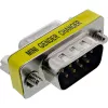 Mini adaptador InLine 9 pines serie macho / hembra