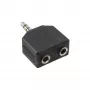 Adaptador de audio InLine 3,5 mm conector macho / 2x 3,5 mm conector hembra estéreo