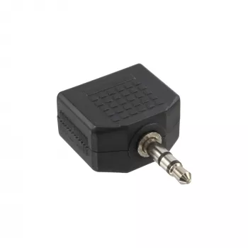 Adaptador de audio InLine 3,5 mm conector macho / 2x 3,5 mm conector hembra estéreo