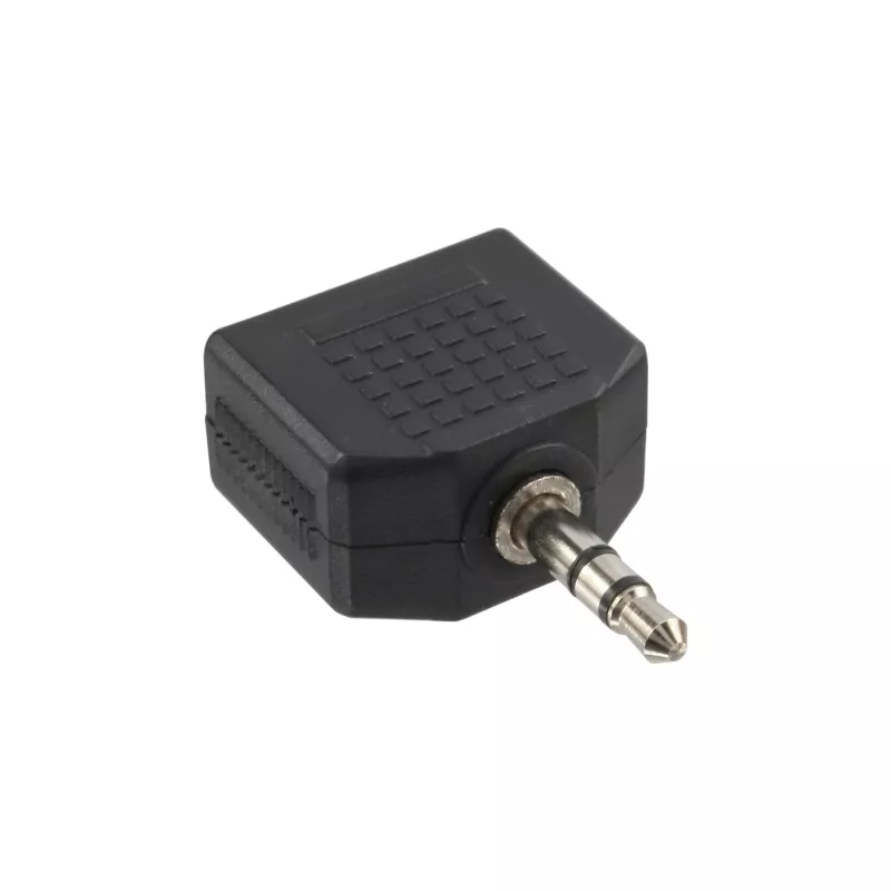 Adaptador de audio InLine 3,5 mm conector macho / 2x 3,5 mm conector hembra estéreo