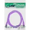 Cable de parcheo InLine 72502P SF/UTP Cat5e 2m violeta