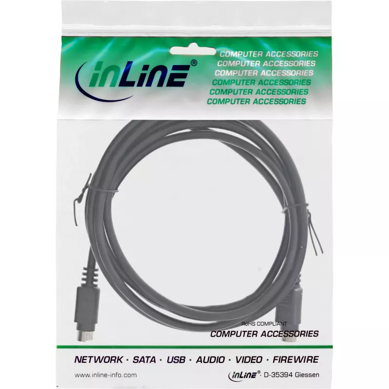 Cable de vídeo S-VHS InLine 4 polos conector macho/conector macho 2 m