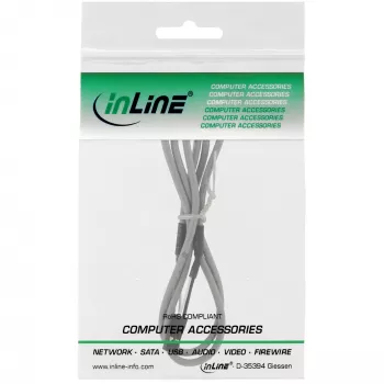 Cable de audio interno InLine, digital 2 polos, 0,9 m