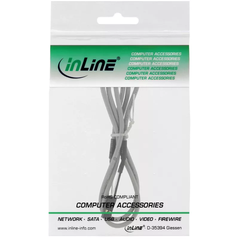 Cable de audio interno InLine, digital 2 polos, 0,9 m