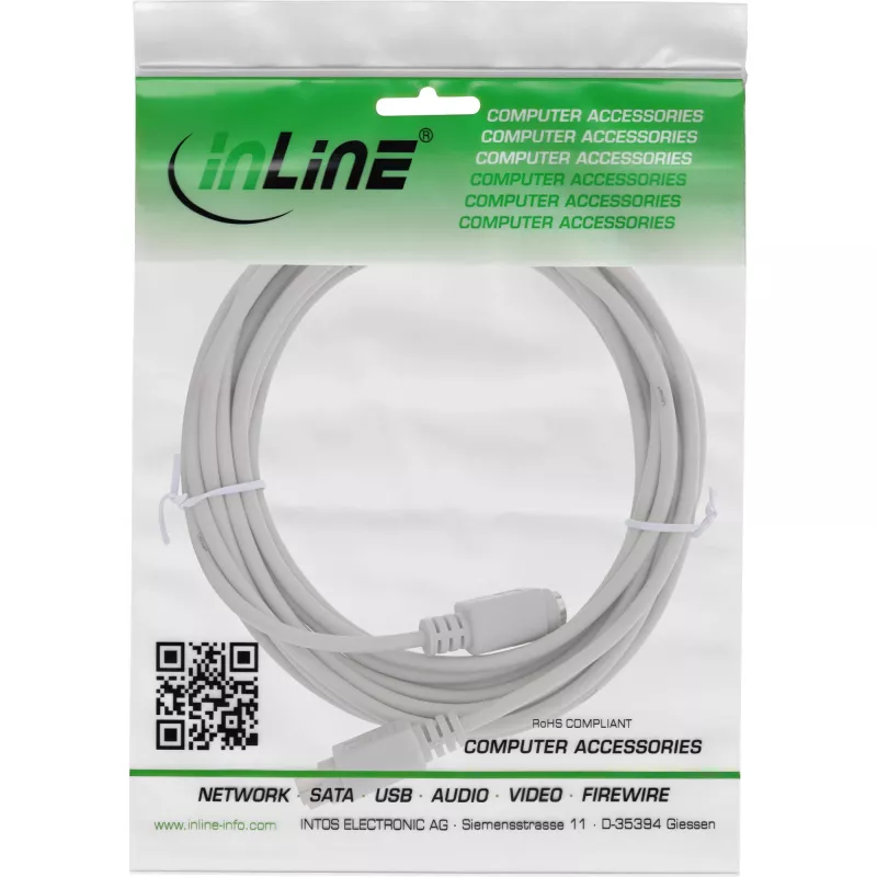 Prolongador de cable PS/2 InLine conector macho / conector hembra 5 m