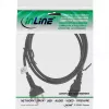 Cable de alimentación Dinamarca Type-K conector macho / conector IEC C13 3 polos, 1,8 m InLine