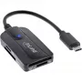 Lector de tarjetas InLine USB 3.1 USB-C, para SD/SDHC/SDXC, microSD, compatible con UHS-II