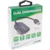 Lector de tarjetas InLine USB 3.1 USB-A, para SD/SDHC/SDXC, microSD, compatible con UHS-II