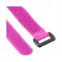 Bridas de cable con cierre de velcro InLine 20 x 200 mm, 10 uds., rosa