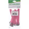 Bridas de cable con cierre de velcro InLine 20 x 200 mm, 10 uds., rosa