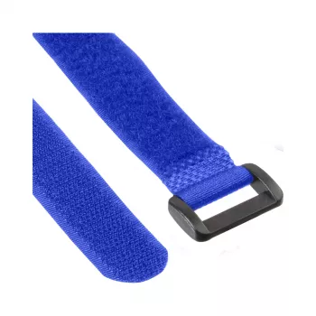 Bridas de cable con cierre de velcro InLine 20 x 400 mm 10 uds. azul