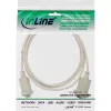 Cable módem nulo InLine 9 pines hembra/hembra con bornes 2 m beige