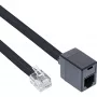 Cable modular InLine RJ12 6P6C macho / hembra 3 m