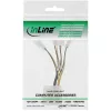 Cable adaptador de corriente Molex InLine 33341A 0,05 m 4x conector de ventilador