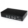 Switch KVM VGA USB profesional de 4 puertos StarTech.com con hub