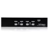 Switch KVM VGA USB profesional de 4 puertos StarTech.com con hub