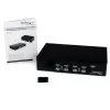 Switch KVM VGA USB profesional de 4 puertos StarTech.com con hub