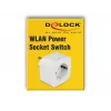 DeLOCK 11826 Enchufe inteligente WLAN (Tasmota, MQTT), blanco