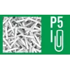 Destructora de documentos LEITZ IQ Protect Premium 6M P5 – microcorte, 18 L, control táctil, 351×204×355 mm