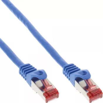 Cable de red InLine S/FTP PiMF Cat.6 250MHz PVC CCA azul 1 m