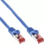 Cable de red InLine S/FTP PiMF Cat.6 250MHz PVC CCA azul 1 m