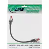 Cable de red InLine S/FTP PiMF Cat.6 250MHz PVC CCA negro 0,25 m