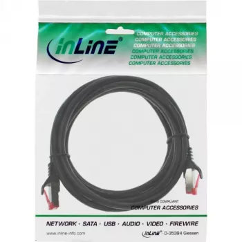InLine Cable de red S/FTP PiMF Cat.6 250MHz PVC CCA negro 2m