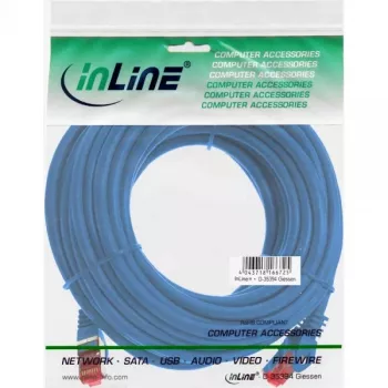 InLine Cable de red S/FTP PiMF Cat.6 250MHz PVC CCA azul 10m
