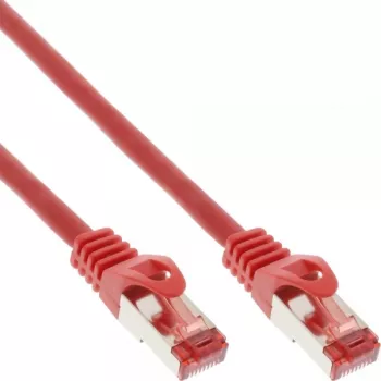 InLine Cable de red S/FTP PiMF Cat.6 250MHz PVC CCA rojo 0,5m