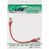 InLine Cable de red S/FTP PiMF Cat.6 250MHz PVC CCA rojo 0,25m