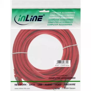 InLine Cable de red S/FTP PiMF Cat.6 250MHz PVC CCA rojo 10m
